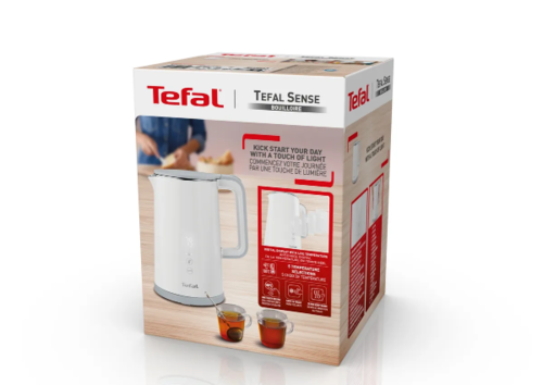 Купить Электрочайник Tefal Sense KO693110 белый  5480834. Характеристики, отзывы и цены в Донецке