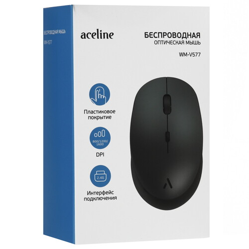 Купить Мышь беспроводная Aceline WM-V577  серый  5459809. Характеристики, отзывы и цены в Донецке