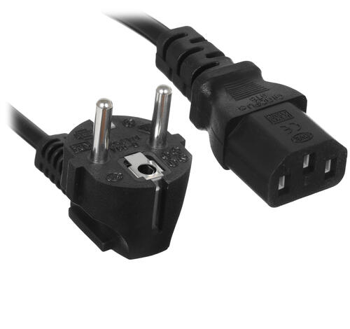 Купить Кабель питания 5Bites IEC 320 C13 - CEE 7/7  4812201. Характеристики, отзывы и цены в Донецке
