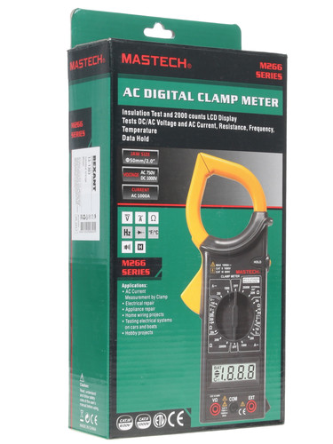 Купить Клещи токоизмерительные Mastech M266C  1128040. Характеристики, отзывы и цены в Донецке