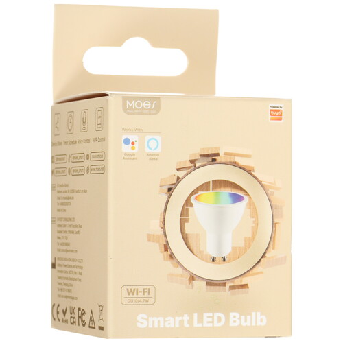 Купить Умная светодиодная лампа MOES RGB GU10  5635791. Характеристики, отзывы и цены в Донецке