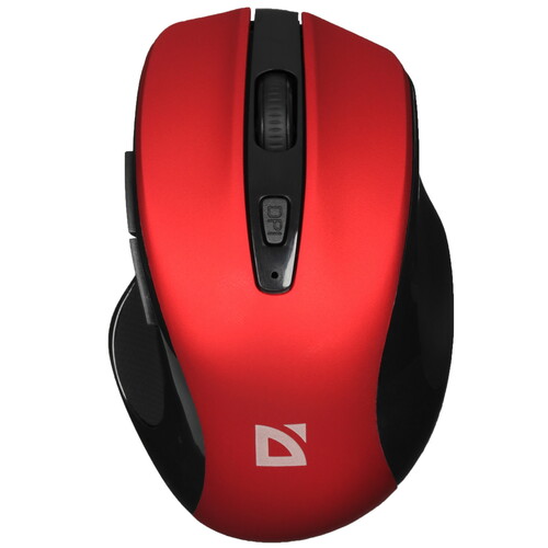 Купить Мышь беспроводная Defender Prime MB-053 [52052] красный  9040745. Характеристики, отзывы и цены в Донецке