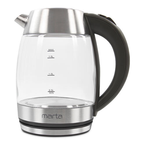 Купить Электрочайник MARTA MT-4562 серый  5321374. Характеристики, отзывы и цены в Донецке