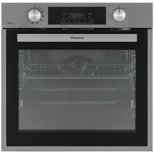 Купить Электрический духовой шкаф Hotpoint HFE8 821 H IX серебристый  9313182. Характеристики, отзывы и цены в Донецке