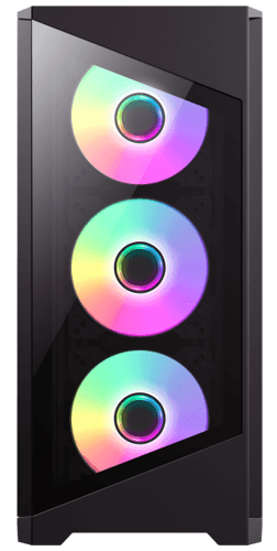 Купить Корпус GameMax Destroyer TGB [ГС-00007421] черный  9063346. Характеристики, отзывы и цены в Донецке