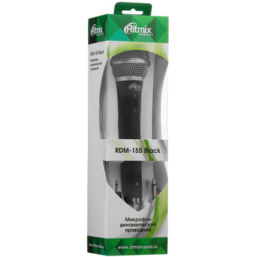 Купить Микрофон Ritmix RDM-155 черный  5457451. Характеристики, отзывы и цены в Донецке