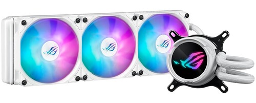 Купить Система охлаждения ASUS ROG Strix LC III 360 ARGB  белая  5615984. Характеристики, отзывы и цены в Донецке