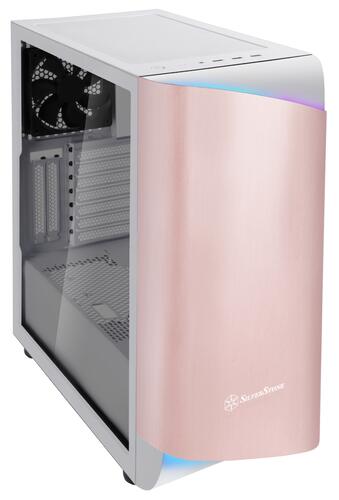 Купить Корпус SilverStone SETA A1 [SST-SEA1GW-G] розовый  9905276. Характеристики, отзывы и цены в Донецке