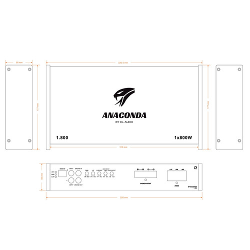 Купить Усилитель DL Audio Anaconda 1.800  9285868. Характеристики, отзывы и цены в Донецке