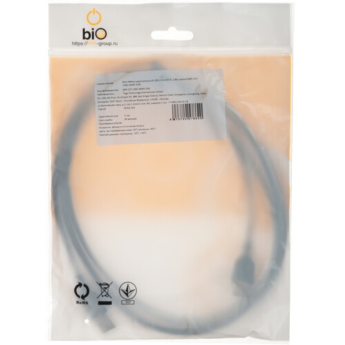 Купить Кабель Bion USB 2.0 Type-A - USB 2.0 Type-A  5612928. Характеристики, отзывы и цены в Донецке