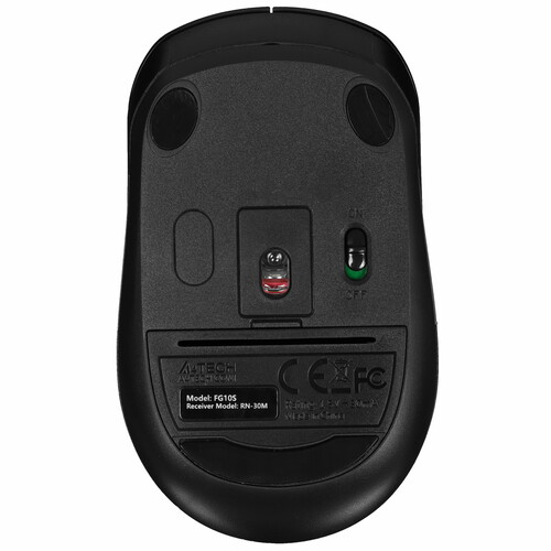 Купить Мышь беспроводная A4Tech Fstyler FG10S  черный  5622039. Характеристики, отзывы и цены в Донецке