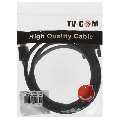 Купить Кабель однонаправленный TV-COM HDMI - DVI-D, 2 м  5471629. Характеристики, отзывы и цены в Донецке