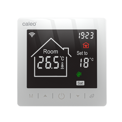Купить Умный терморегулятор CALEO C947 white  5497555. Характеристики, отзывы и цены в Донецке