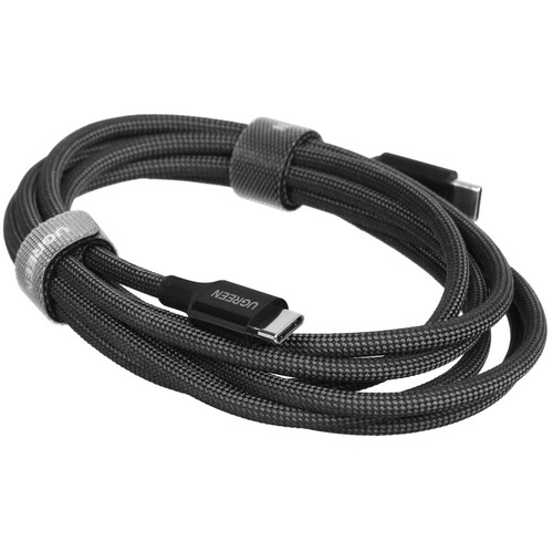 Купить Кабель круглый Ugreen USB Type-C - USB Type-C черный 2 м  5624618. Характеристики, отзывы и цены в Донецке