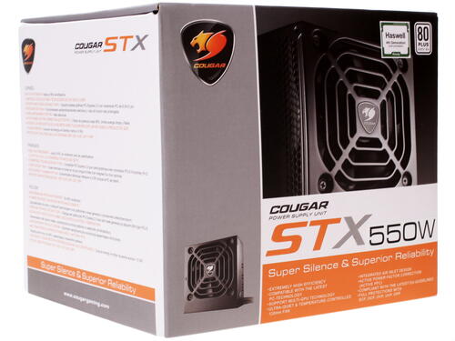 Купить Блок питания Cougar STX 550W  1038110. Характеристики, отзывы и цены в Донецке