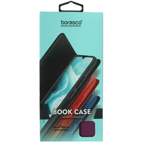 Купить Чехол-книжка  BoraSCO для HUAWEI Pura 80 фиолетовый  5637181. Характеристики, отзывы и цены в Донецке