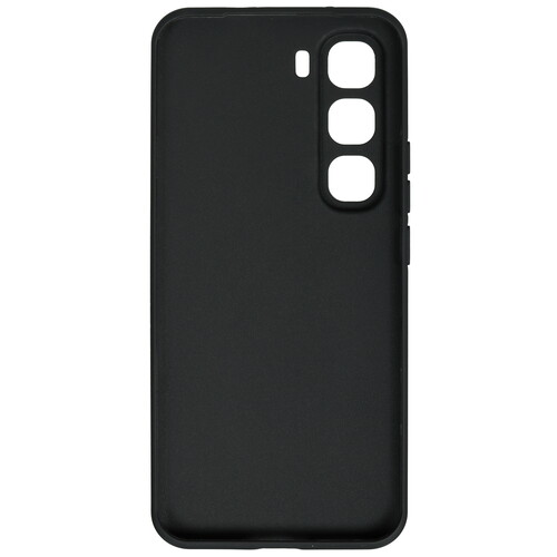 Купить Накладка  BoraSCO Silicone Case для Infinix HOT 60 Pro+ черный  5640009. Характеристики, отзывы и цены в Донецке