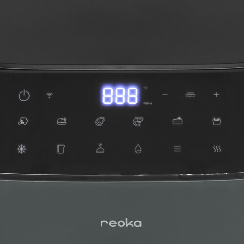 Купить Аэрогриль Reoka SmartFryPro RKAF-D1306 серый  9245690. Характеристики, отзывы и цены в Донецке