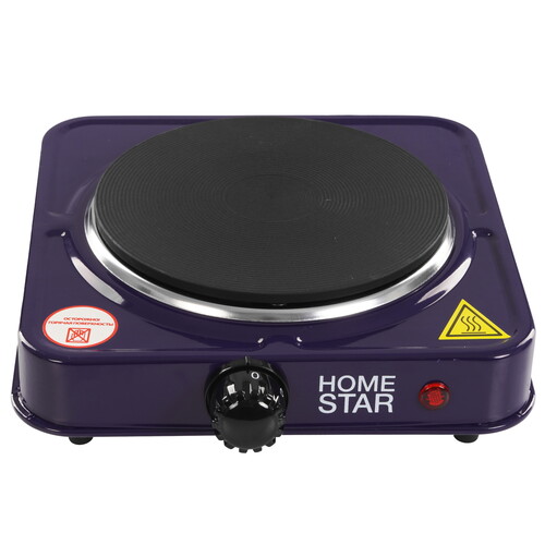 Купить Плита компактная электрическая Homestar HS-1102 фиолетовый  5362796. Характеристики, отзывы и цены в Донецке