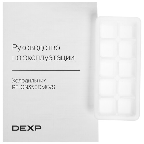 Купить Холодильник с морозильником   DEXP RF-CN350DMG/S красный  9136758. Характеристики, отзывы и цены в Донецке