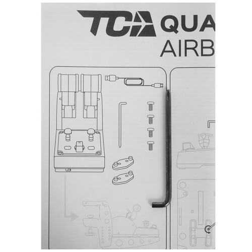 Купить Панель управления ThrustMaster TCA Quadrant Airbus Edition голубой  4701349. Характеристики, отзывы и цены в Донецке