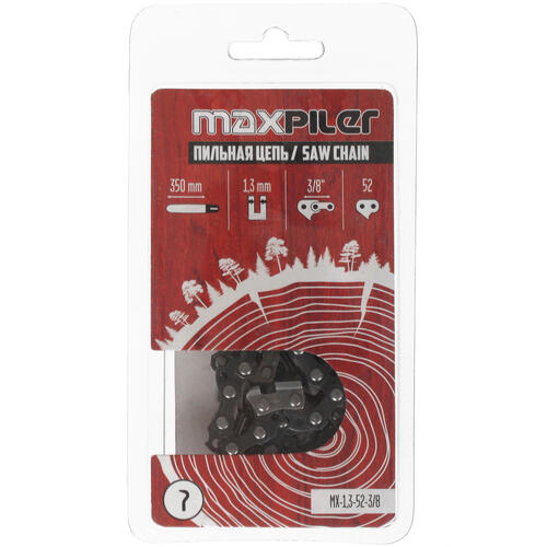 Купить Пильная цепь MaxPiler MX-1.3-52-3/8  5308519. Характеристики, отзывы и цены в Донецке