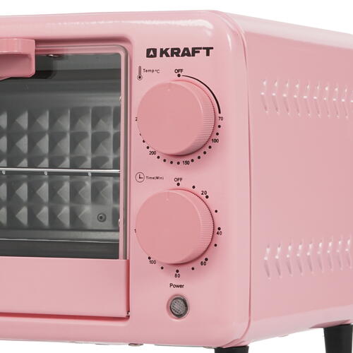 Купить Мини-печь Kraft KFC-MO 90 HP розовый  9080981. Характеристики, отзывы и цены в Донецке
