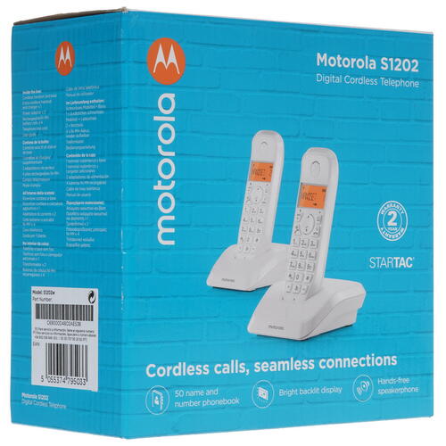 Купить Телефон беспроводной (DECT) Motorola S1202  5094134. Характеристики, отзывы и цены в Донецке