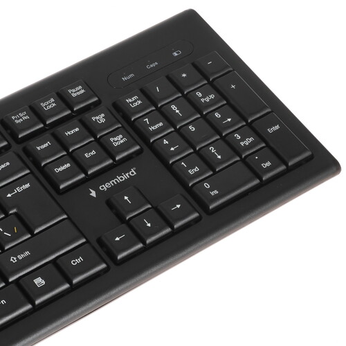 Купить Клавиатура+мышь беспроводная   Gembird KBS-8002 черный  5020194. Характеристики, отзывы и цены в Донецке