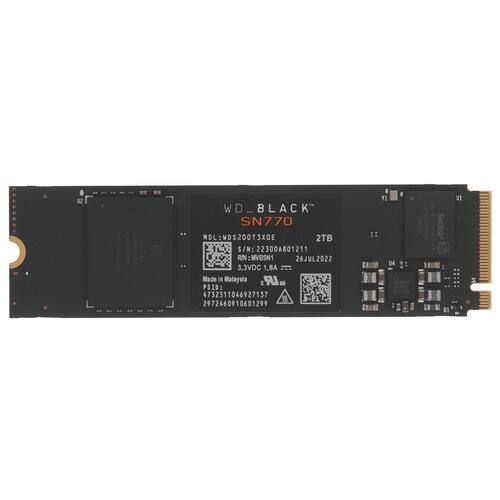 Купить 2000 ГБ M.2 NVMe накопитель WD Black SN770 [WDS200T3X0E]  5073041. Характеристики, отзывы и цены в Донецке