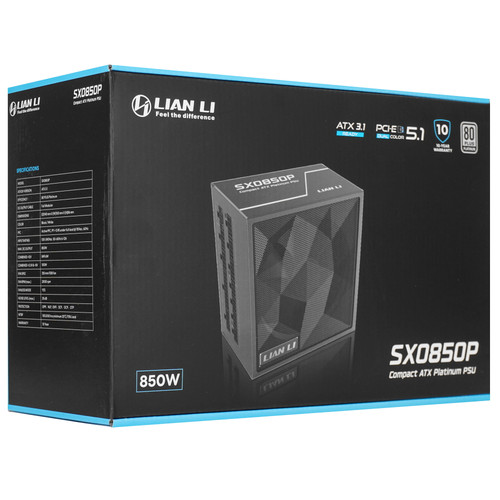 Купить Блок питания LIAN LI SX 850P [G9P.SX0850P.B000.RU] черный  5640690. Характеристики, отзывы и цены в Донецке