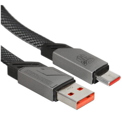 Купить Кабель плоский Transformers USB Type-C - USB 2.0 Type-A черный 1.5 м  9294341. Характеристики, отзывы и цены в Донецке