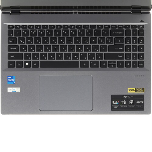 Купить 16" Ноутбук Acer Swift Go 16 SFG16-71-71T7 серебристый  5436476. Характеристики, отзывы и цены в Донецке