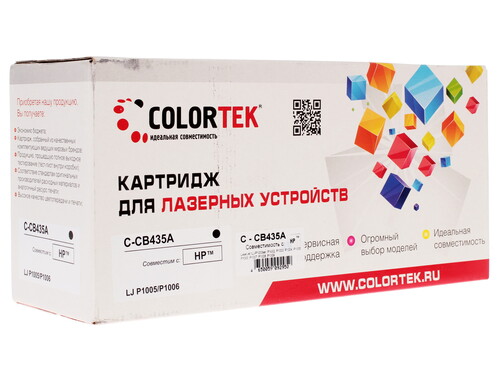 Купить Картридж лазерный Colortek CB435A черный  1076225. Характеристики, отзывы и цены в Донецке