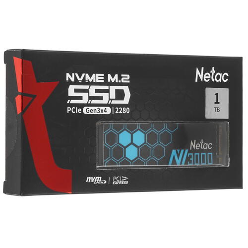 Купить 1000 ГБ M.2 NVMe накопитель Netac NV3000 [NT01NV3000-1T0-E4X]  5369983. Характеристики, отзывы и цены в Донецке