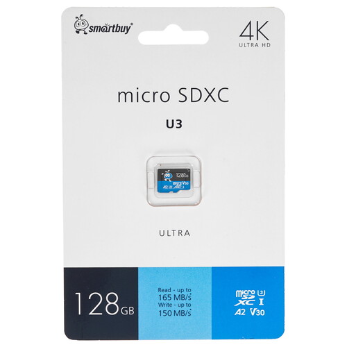 Купить Карта памяти Smartbuy Ultra microSDXC 128 ГБ  5480221. Характеристики, отзывы и цены в Донецке