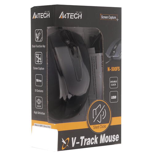 Купить Мышь проводная A4Tech N-500FS  черный  1391630. Характеристики, отзывы и цены в Донецке