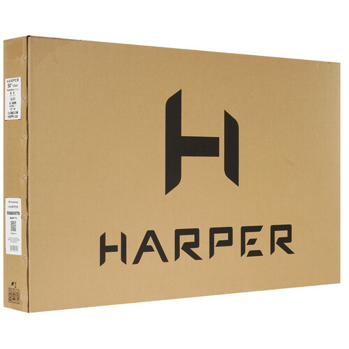Купить 50" (126 см) Телевизор Harper 50Q695TS черный  9207652. Характеристики, отзывы и цены в Донецке