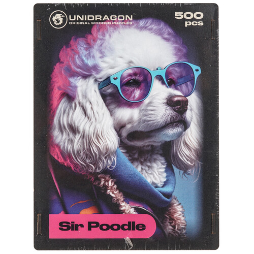 Купить Пазл Unidragon Pop-Art GlowUp Сэр Пудель  9136954. Характеристики, отзывы и цены в Донецке