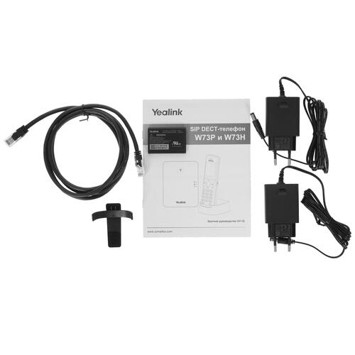 Купить Телефон VoIP Yealink W73P черный  5367501. Характеристики, отзывы и цены в Донецке