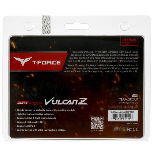 Купить Оперативная память Team Group T-Force Vulcan Z [TLZGD416G3200HC16FDC01] 16 ГБ  5422201. Характеристики, отзывы и цены в Донецке