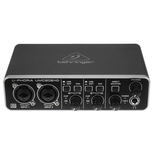 Купить Внешняя звуковая карта Behringer U-Phoria UMC202HD  5022737. Характеристики, отзывы и цены в Донецке