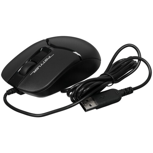 Купить Мышь проводная A4Tech Fstyler FM12S  черный  9280333. Характеристики, отзывы и цены в Донецке