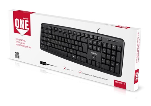 Купить Клавиатура проводная Smartbuy ONE 210  9190186. Характеристики, отзывы и цены в Донецке
