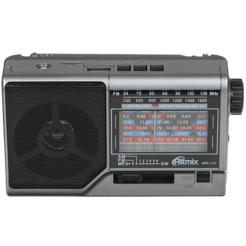 Купить Радиоприемник Ritmix RPR-151 черный  4834377. Характеристики, отзывы и цены в Донецке