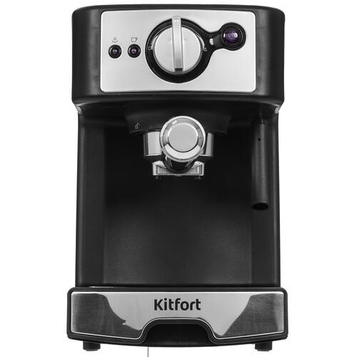 Купить Кофеварка рожковая Kitfort КТ-7195 черный  9091958. Характеристики, отзывы и цены в Донецке