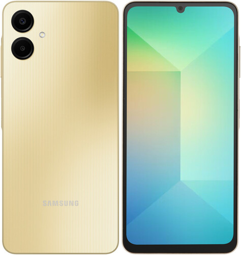 Купить 6.7" Смартфон Samsung Galaxy A06 64 ГБ золотистый  9155017. Характеристики, отзывы и цены в Донецке