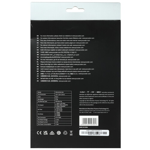 Купить Вентилятор PCCooler F5 R120 BK 3in1  5611151. Характеристики, отзывы и цены в Донецке
