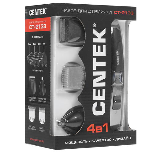 Купить Триммер Centek CT-2133 черный/серебристый  8137400. Характеристики, отзывы и цены в Донецке