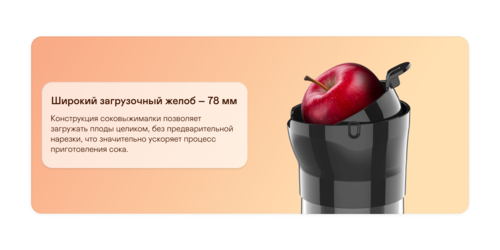 Купить Соковыжималка электрическая GARLYN J-300 оранжевый  9162047. Характеристики, отзывы и цены в Донецке